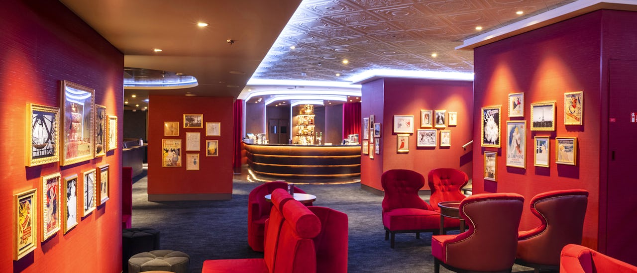 Le Cabaret Rouge 1920-luvun ranskalaisten kabaree-loungeen innoittamana