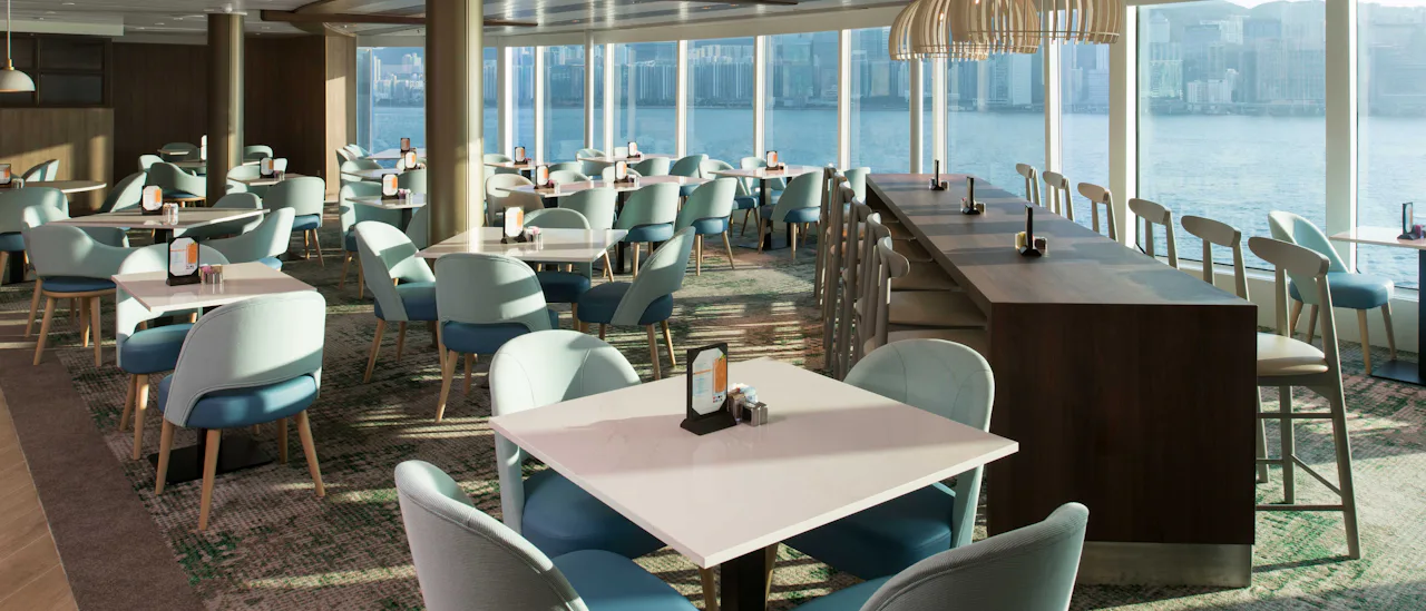 Nauti makujen maailmasta markkinapaikan inspiroimassa Oceanview Caféssa