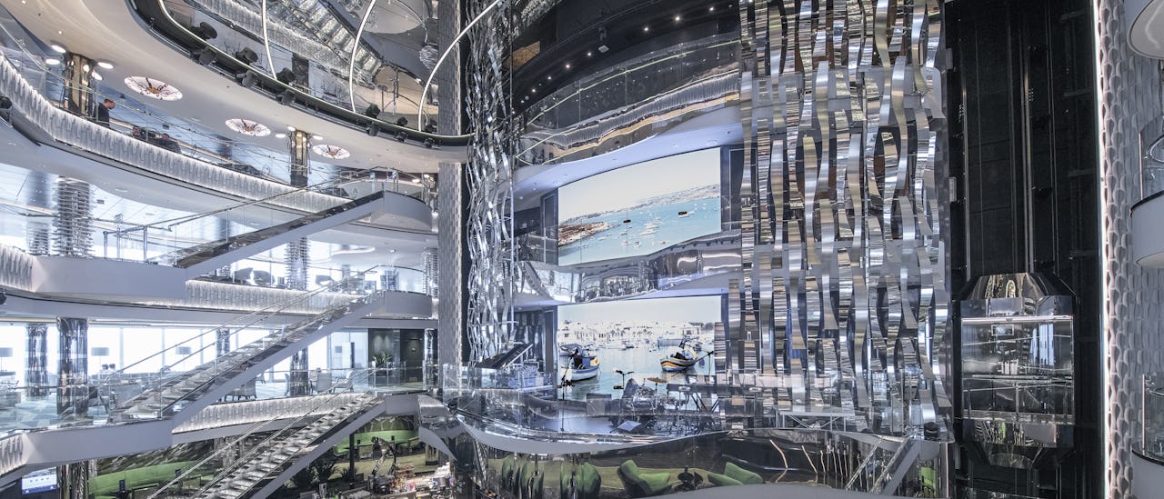 Atrium – laivan sydän