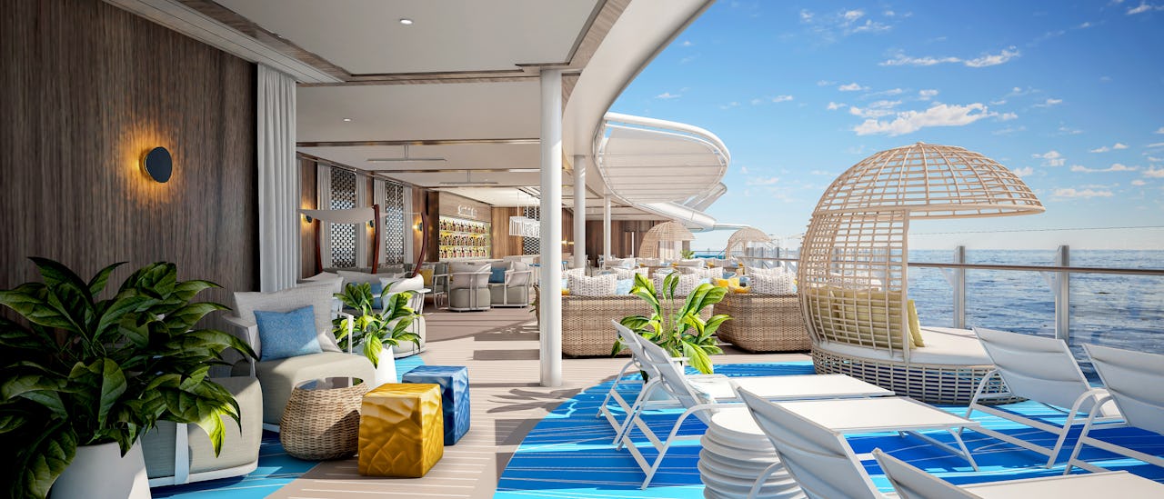 Eksklusiiviselle sviittialueelle pääsy on yksinomaan sviittiasiakkailla.