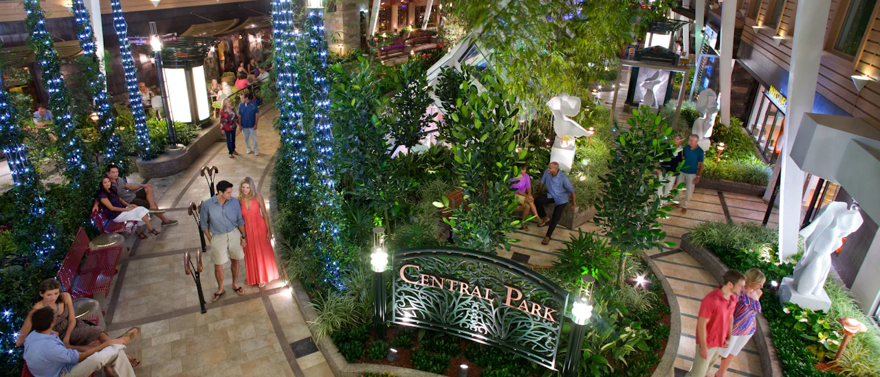 Central Park – terassien ja 12 000 kasvin keidas