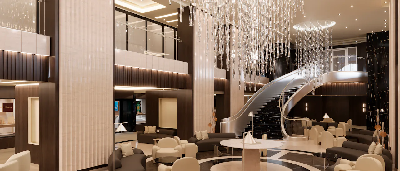 Lobby Bar - risteilijän sydämessä sijaitseva sosiaalinen baari ja lounge