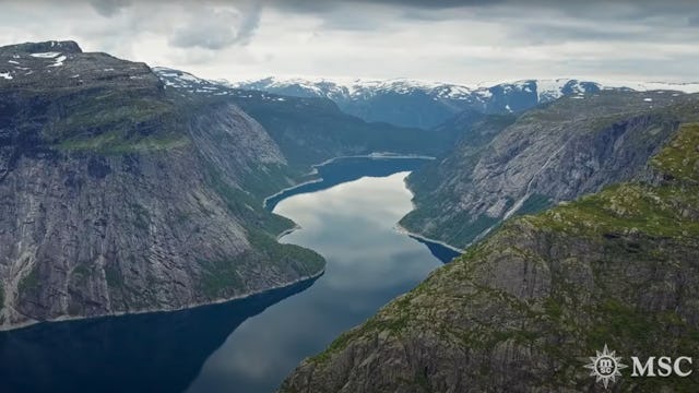 Video Norjan vuonoristeily MSC Cruises